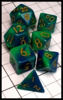 Dice : Dice - Dice Sets - Green and Blue and Gold Numerals Mini - Temu Mar 2024